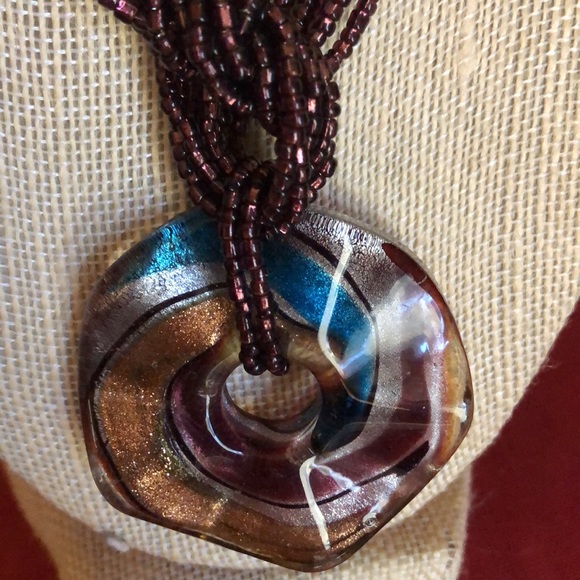 🌸3/$20🌸East 5th bead necklace and earring set - Picture 3 of 6